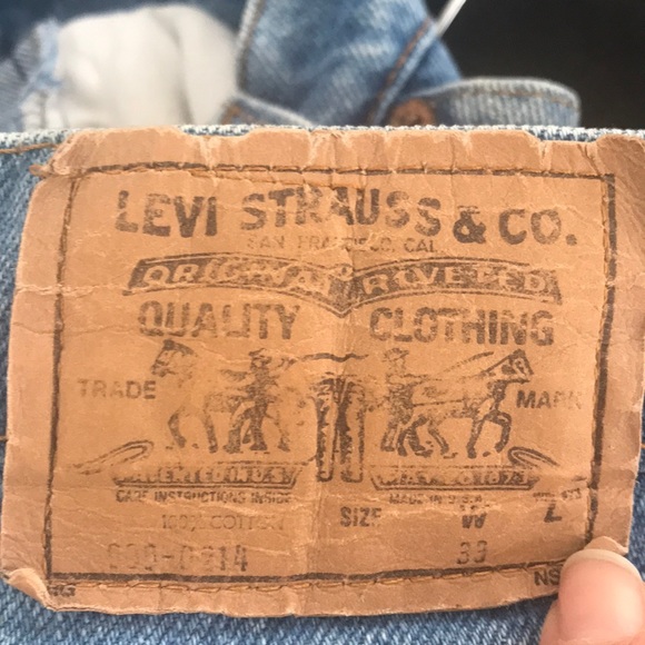 Levi's Jeans Vintage Orange Tab Levis With Rare Tab Flaw 33x28